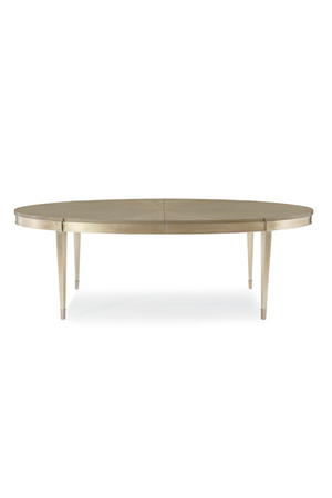   Silver Leaf Oval Dining Table | Oroa.com