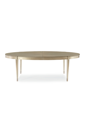   Silver Leaf Oval Dining Table | Oroa.com