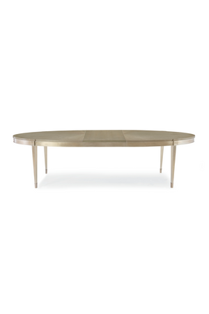   Silver Leaf Oval Dining Table | Oroa.com
