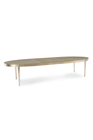   Silver Leaf Oval Dining Table | Oroa.com