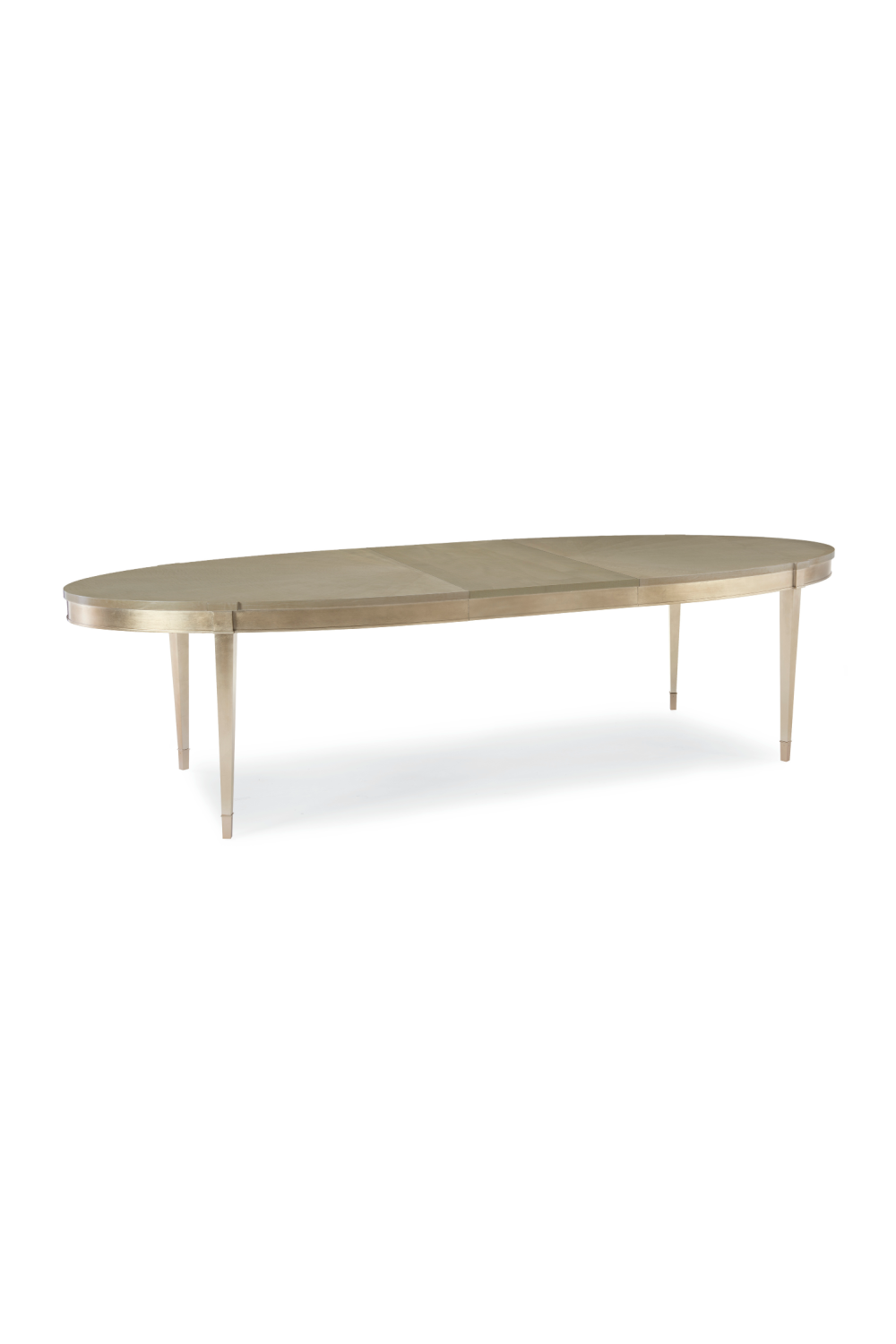   Silver Leaf Oval Dining Table | Oroa.com