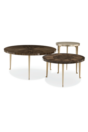   Round Wooden Cocktail Table | Oroa.com
