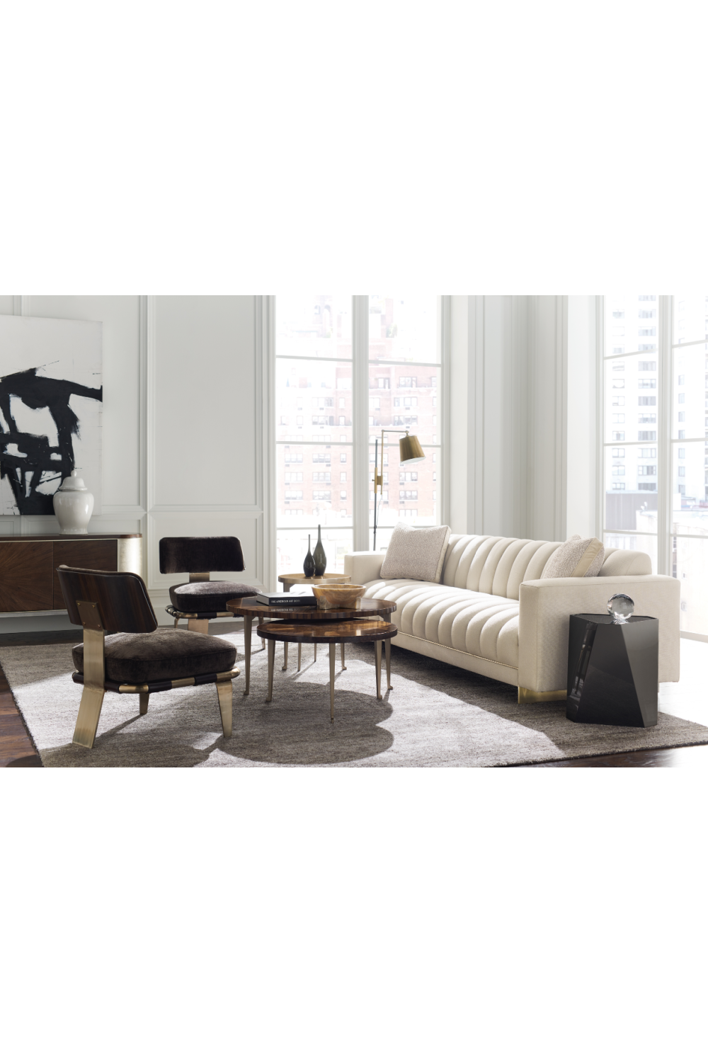   Round Wooden Coffee Table | Oroa.com