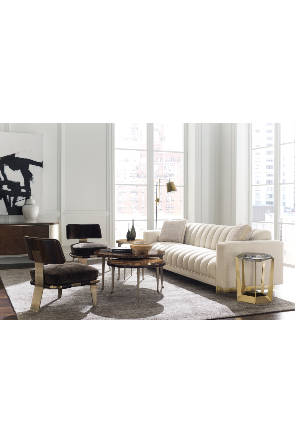   Round Wooden Coffee Table | Oroa.com
