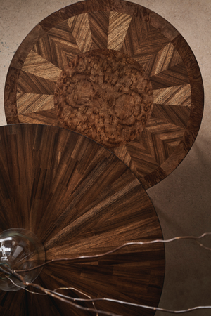   Round Wooden Coffee Table | Oroa.com
