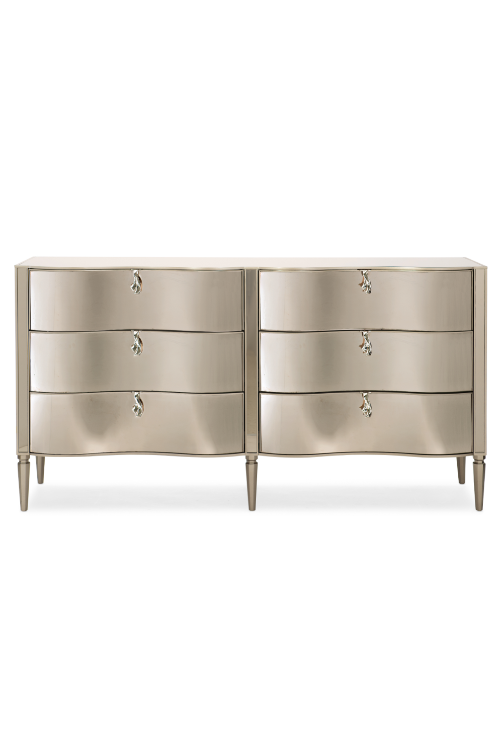   Gold 6-Drawer Dresser | Oroa.com