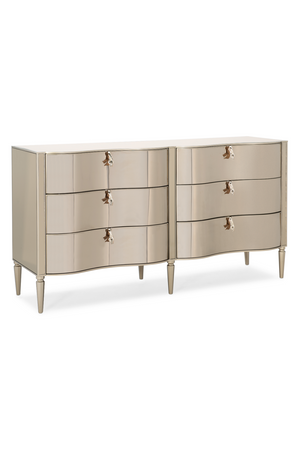   Gold 6-Drawer Dresser | Oroa.com