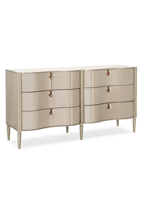  Gold 6-Drawer Dresser | Oroa.com