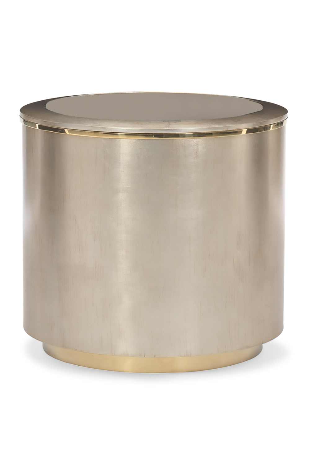   Cylindrical Gold Side Table | Oroa.com
