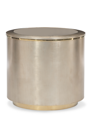   Cylindrical Gold Side Table | Oroa.com