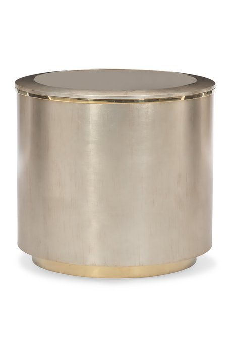   Cylindrical Gold Side Table | Oroa.com