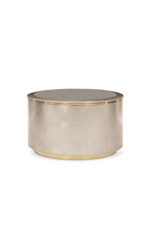   Gold Round Coffee Table | Oroa.com