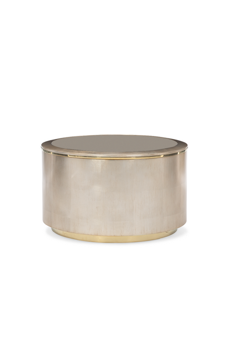   Gold Round Coffee Table | Oroa.com