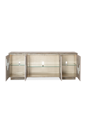   Cast Glass Accented Sideboard | Oroa.com