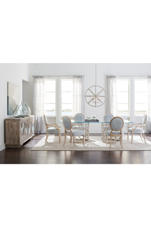   Cast Glass Accented Sideboard | Oroa.com