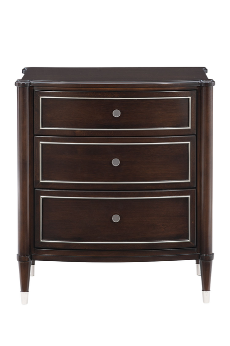   Brown Walnut Nightstand | Oroa.com