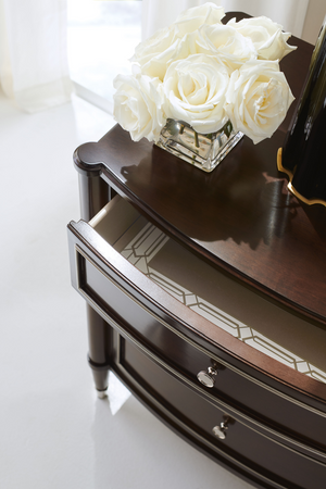   Brown Walnut Nightstand | Oroa.com