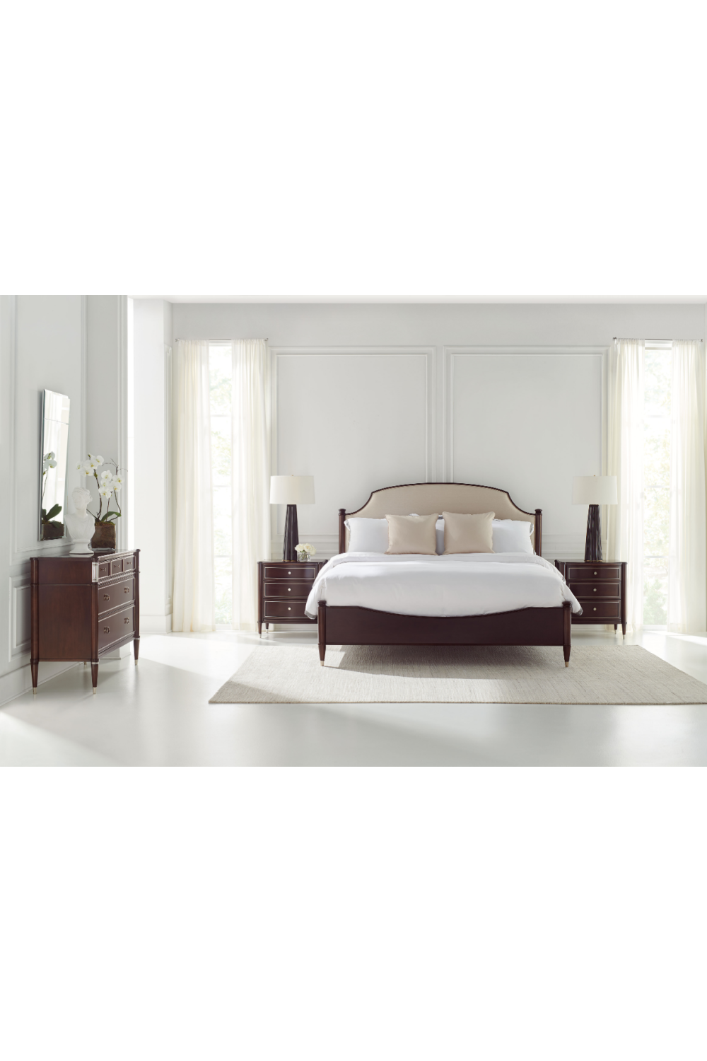   Brown Walnut Nightstand | Oroa.com