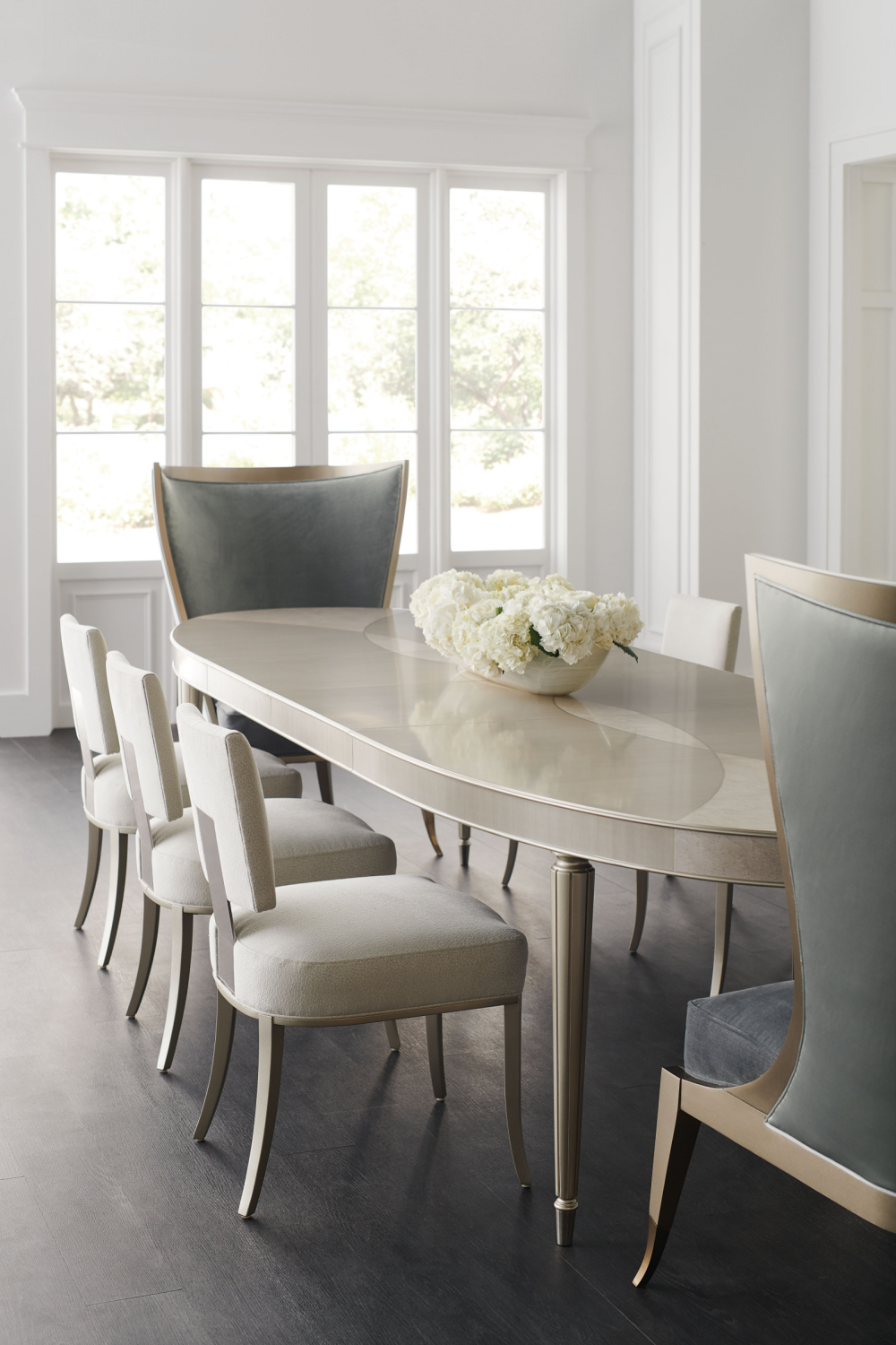   Sateen Modern Klismos Dining Chair (2) | Oroa.com