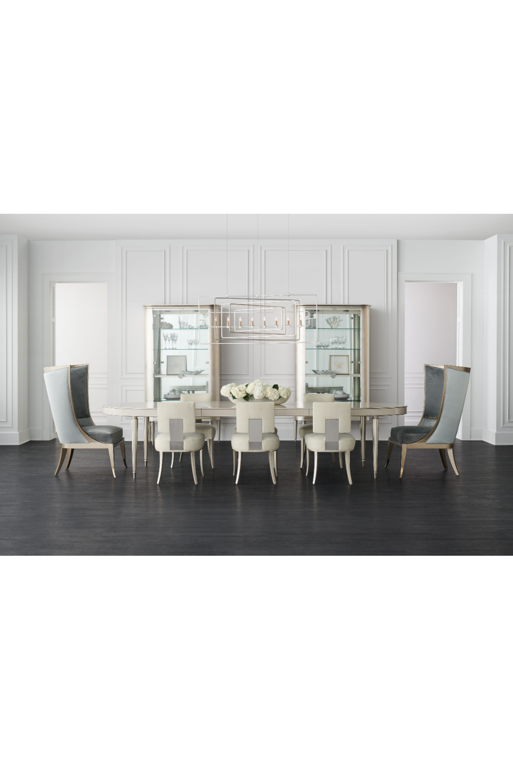   Sateen Modern Klismos Dining Chair (2) | Oroa.com