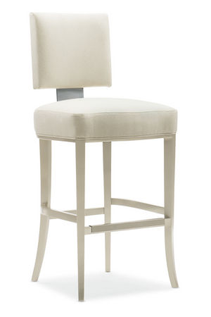   Neutral-Toned Bar Stool | Oroa.com