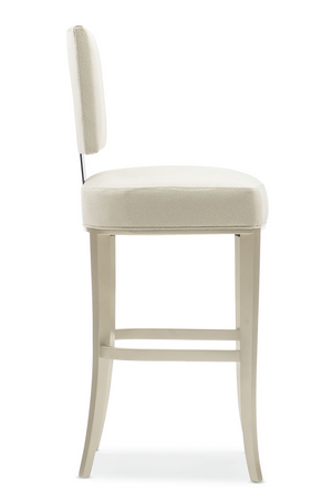   Neutral-Toned Bar Stool | Oroa.com