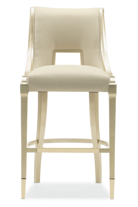   Cream Upholstered Bar Stool | Oroa.com