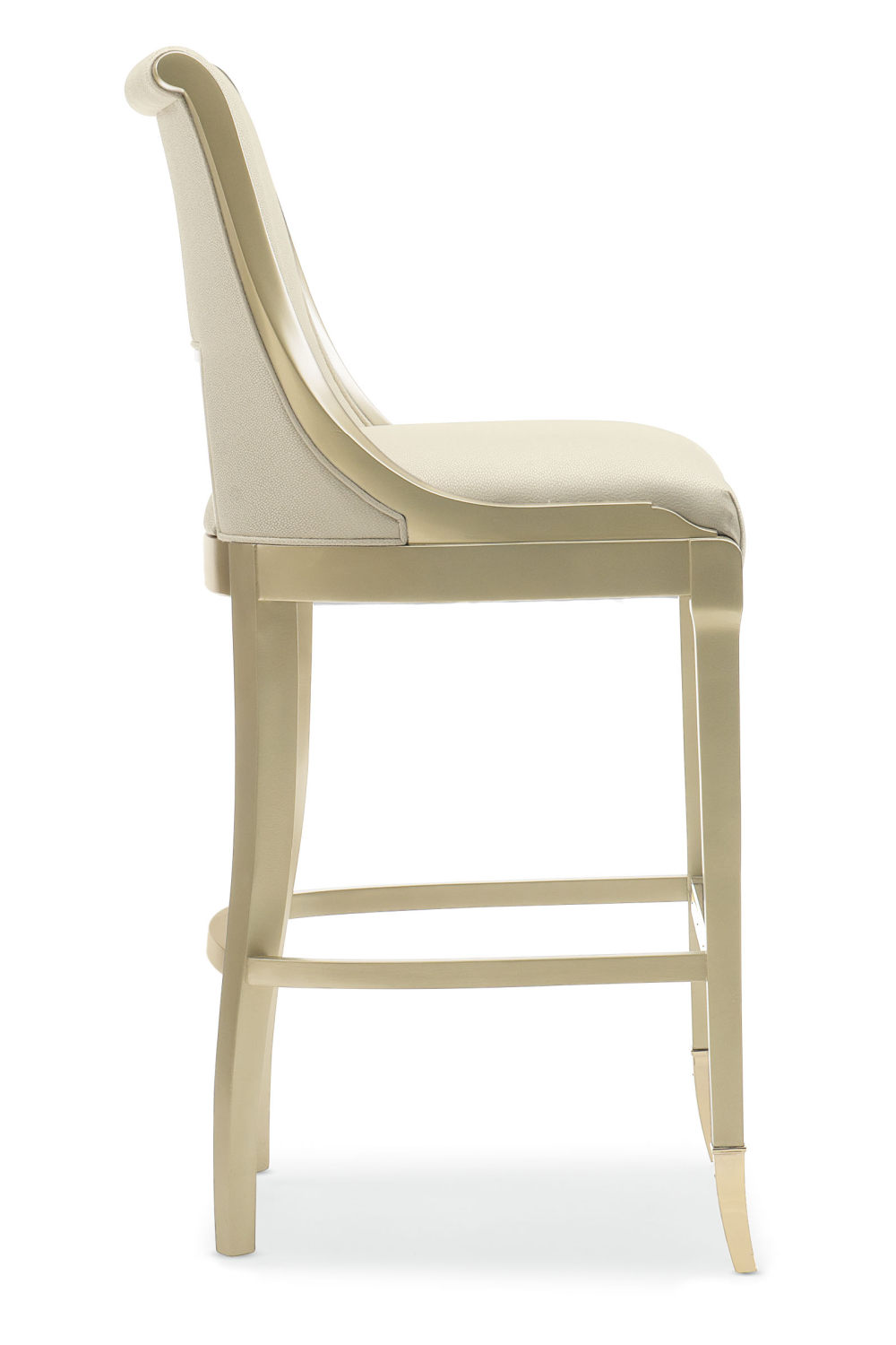  Cream Upholstered Bar Stool | Oroa.com