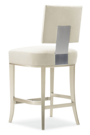   Neutral-Hued Counter Stool | Oroa.com