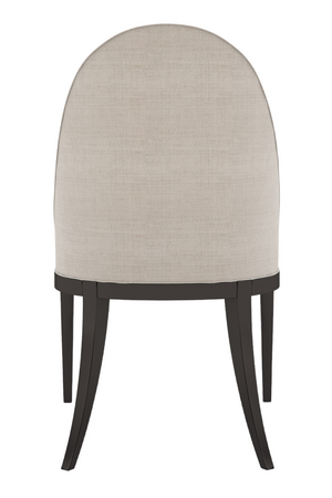   Beige Curved Side Chair | Oroa.com