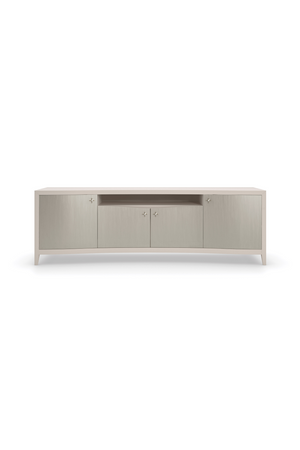   Silver Modern Media Cabinet | Oroa.com