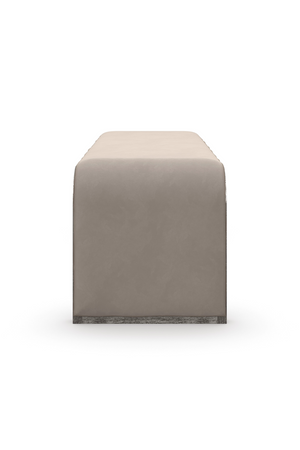   Taupe Velvet Bench | Oroa.com