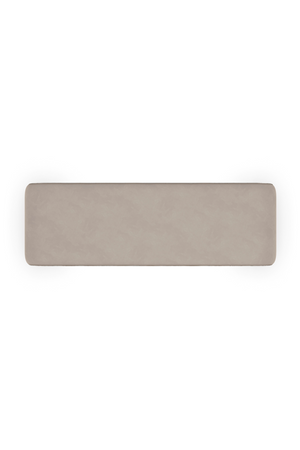   Taupe Velvet Bench | Oroa.com