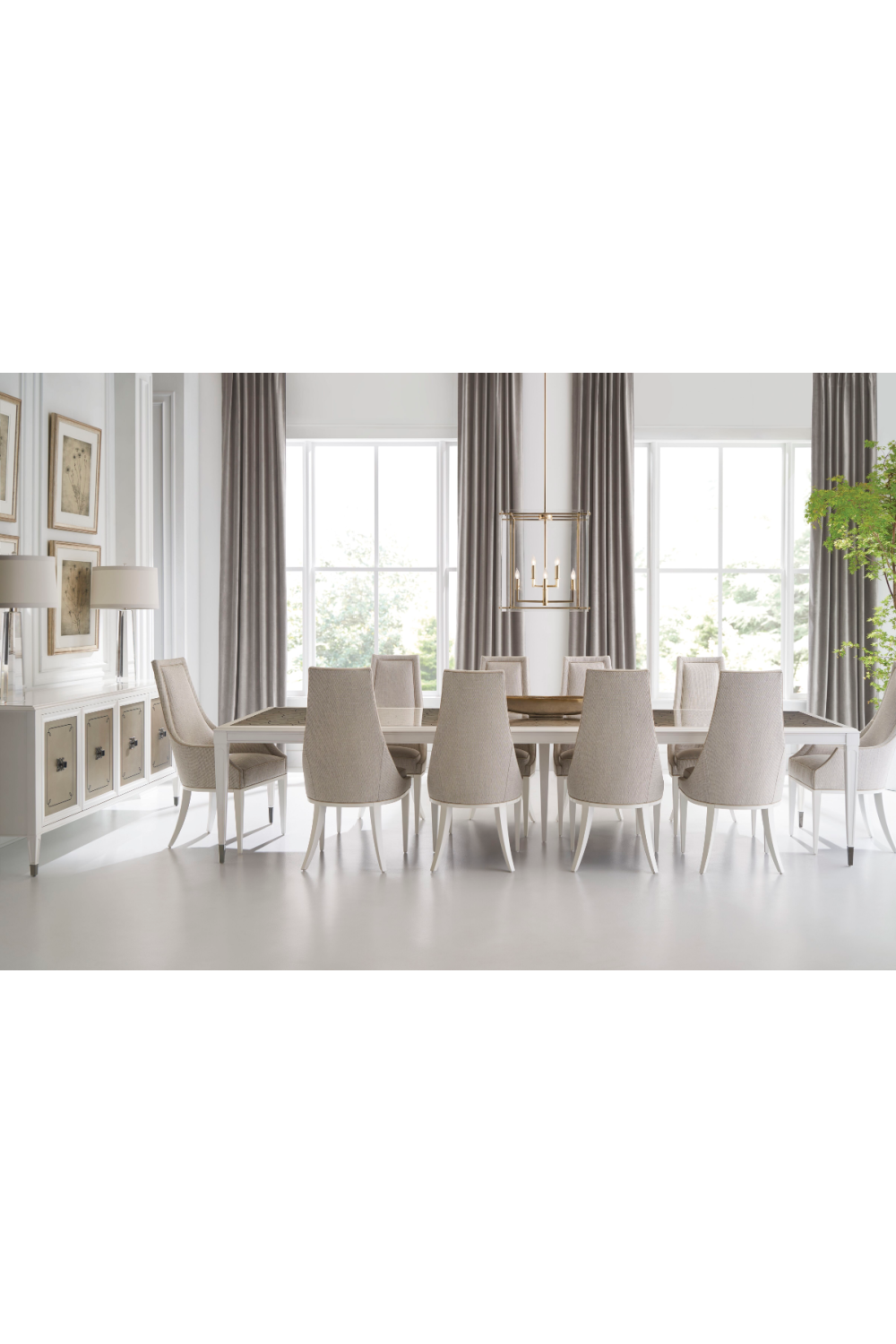   Silver Extendable Dining Table | Oroa.com