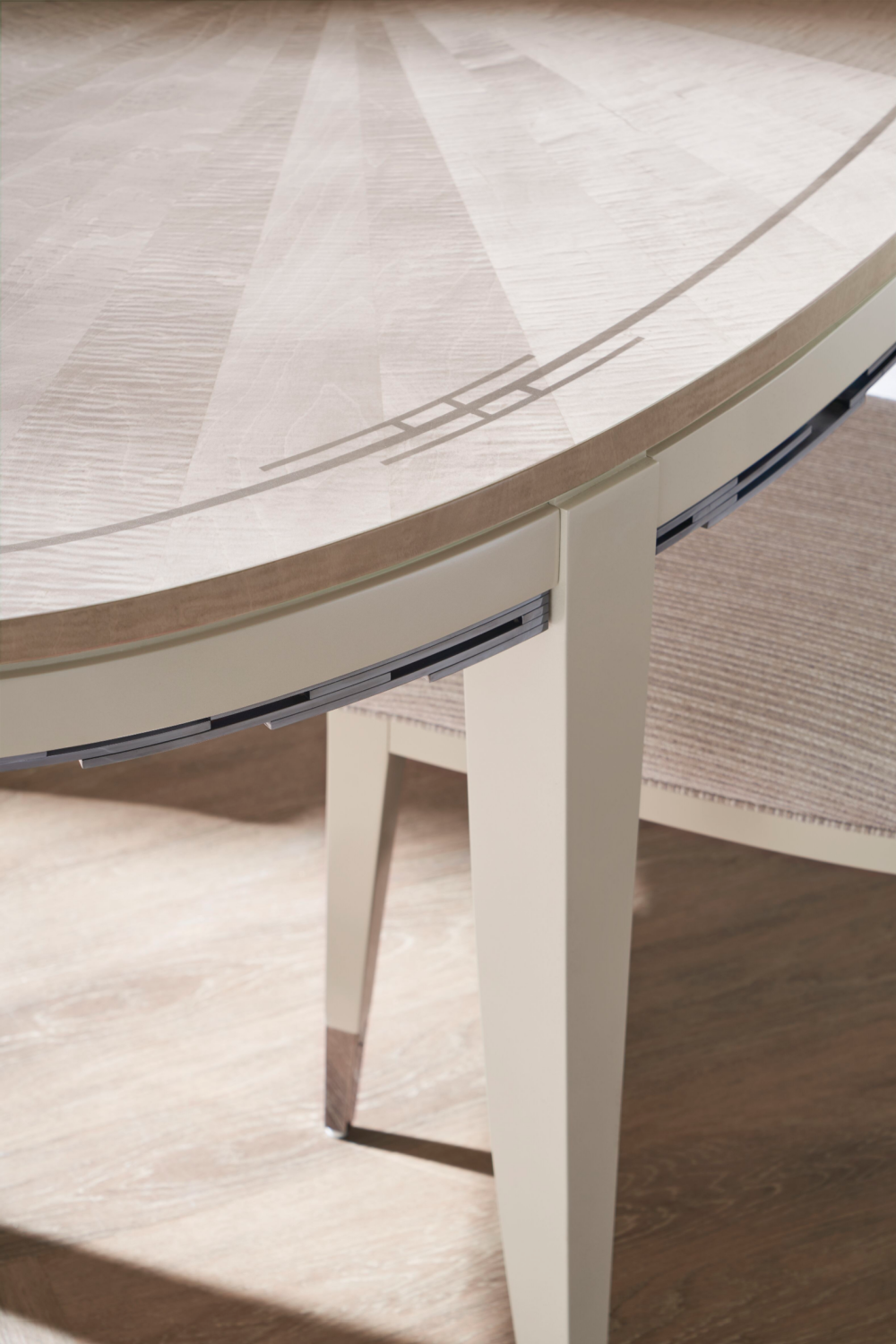   Gray Maple Oval Dining Table | Oroa.com