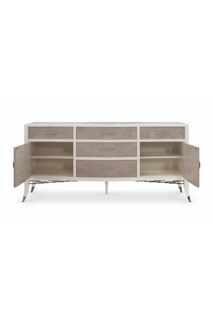   Gray Wooden Buffet | Oroa.com