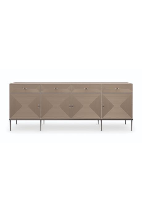   Geometrical Patterned Wooden Sideboard | Oroa.com