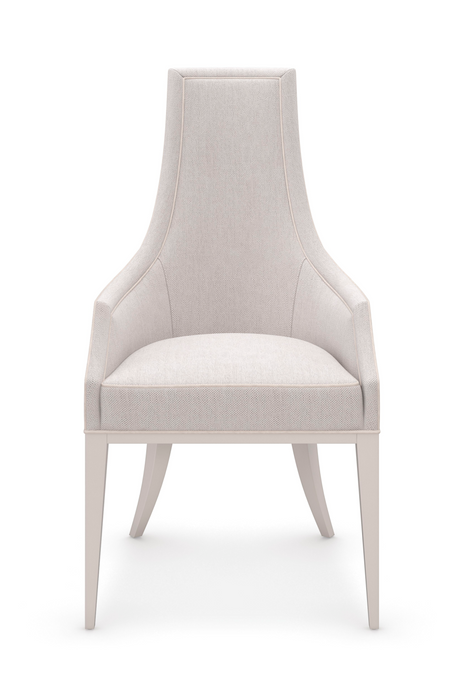   Tapered Back Beige Dining Chair | Oroa.com
