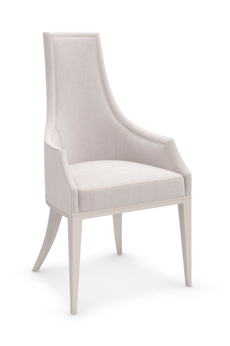   Tapered Back Beige Dining Chair | Oroa.com