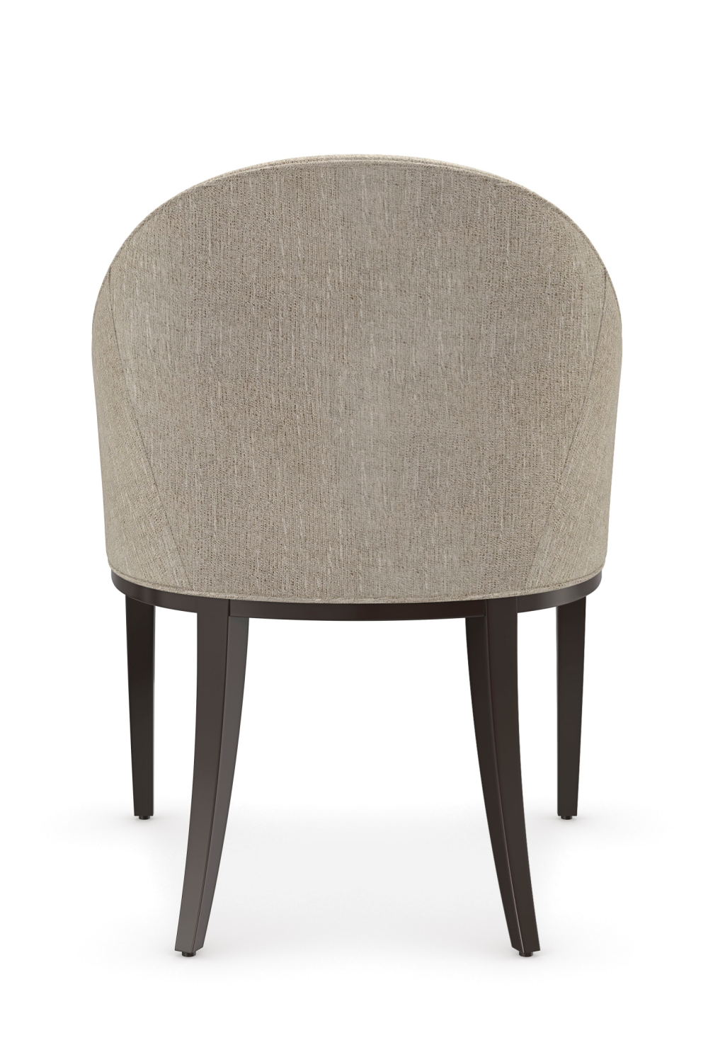   Gray Barrel-Back Dining Chair | Oroa.com
