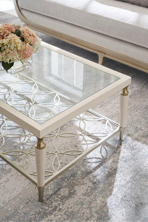   Glass Top Modern Cocktail Table | Oroa.com