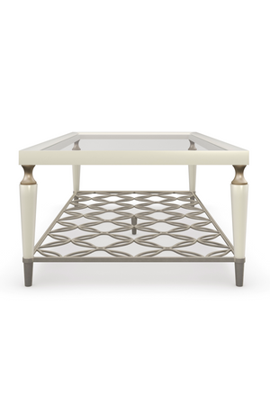   Glass Top Modern Cocktail Table | Oroa.com