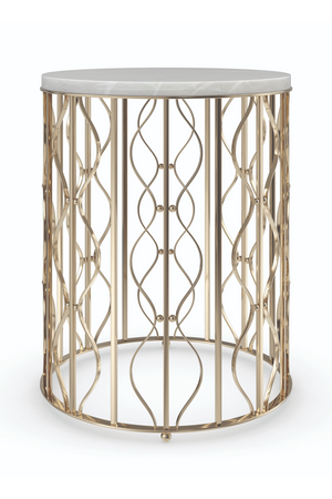   White Marble Side Table | Oroa.com