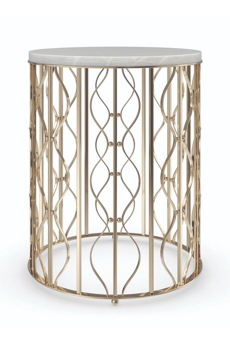   White Marble Side Table | Oroa.com