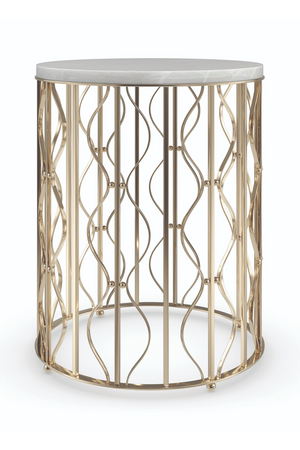  White Marble Side Table | Oroa.com