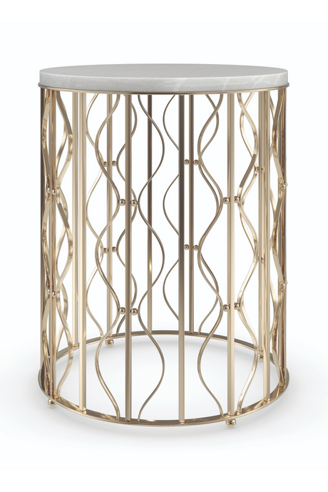   White Marble Side Table | Oroa.com