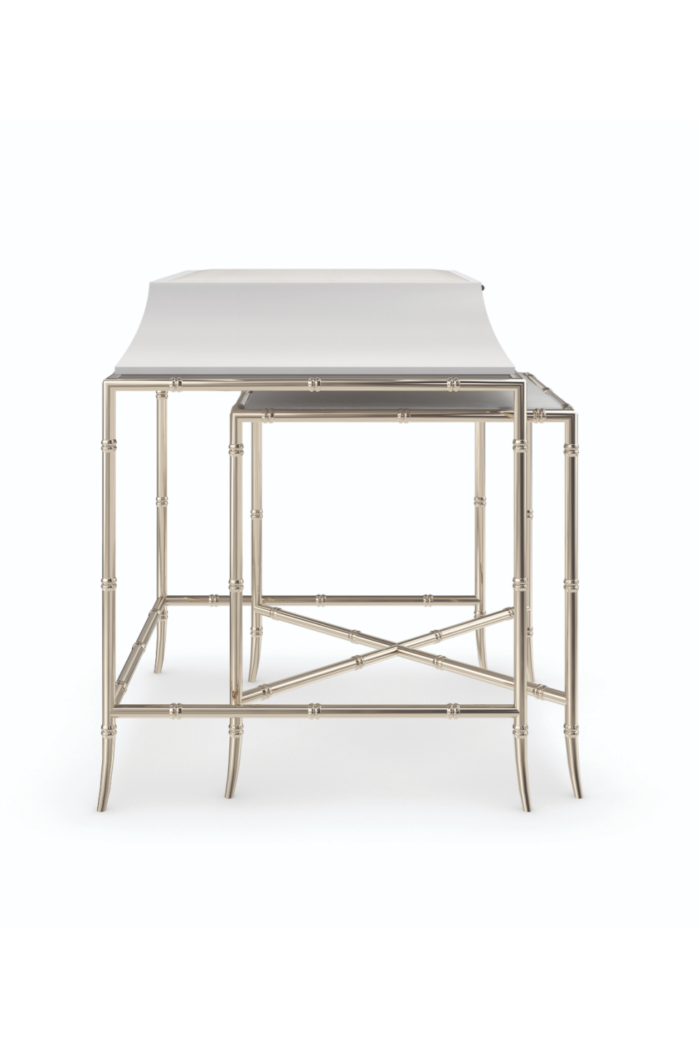   White Marble Nesting Side Table S | Oroa.com