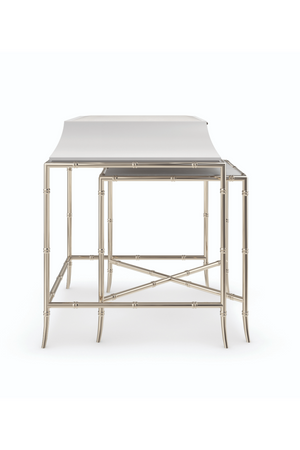   White Marble Nesting Side Table S | Oroa.com