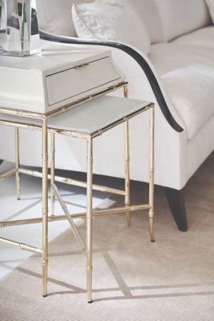   White Marble Nesting Side Table S | Oroa.com