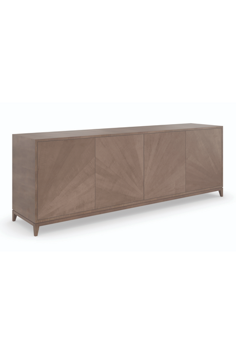   Starburst Patterned Wooden Sideboard | Oroa.com